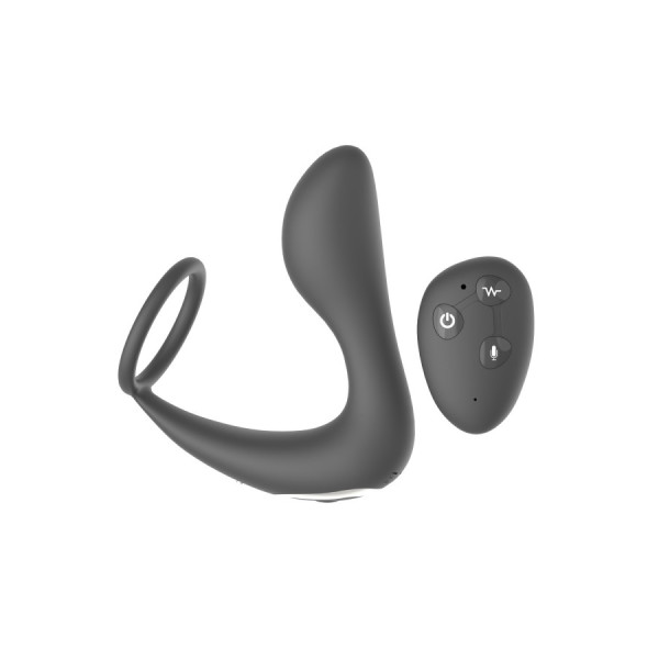 Stimulateur de prostate télécommandé avec micro décharge électrique et avec option commande vocale JUNO 